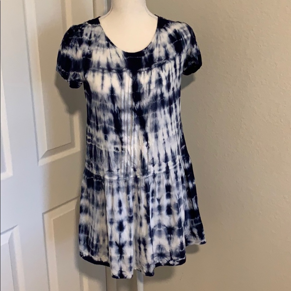 Tie dye beach dress